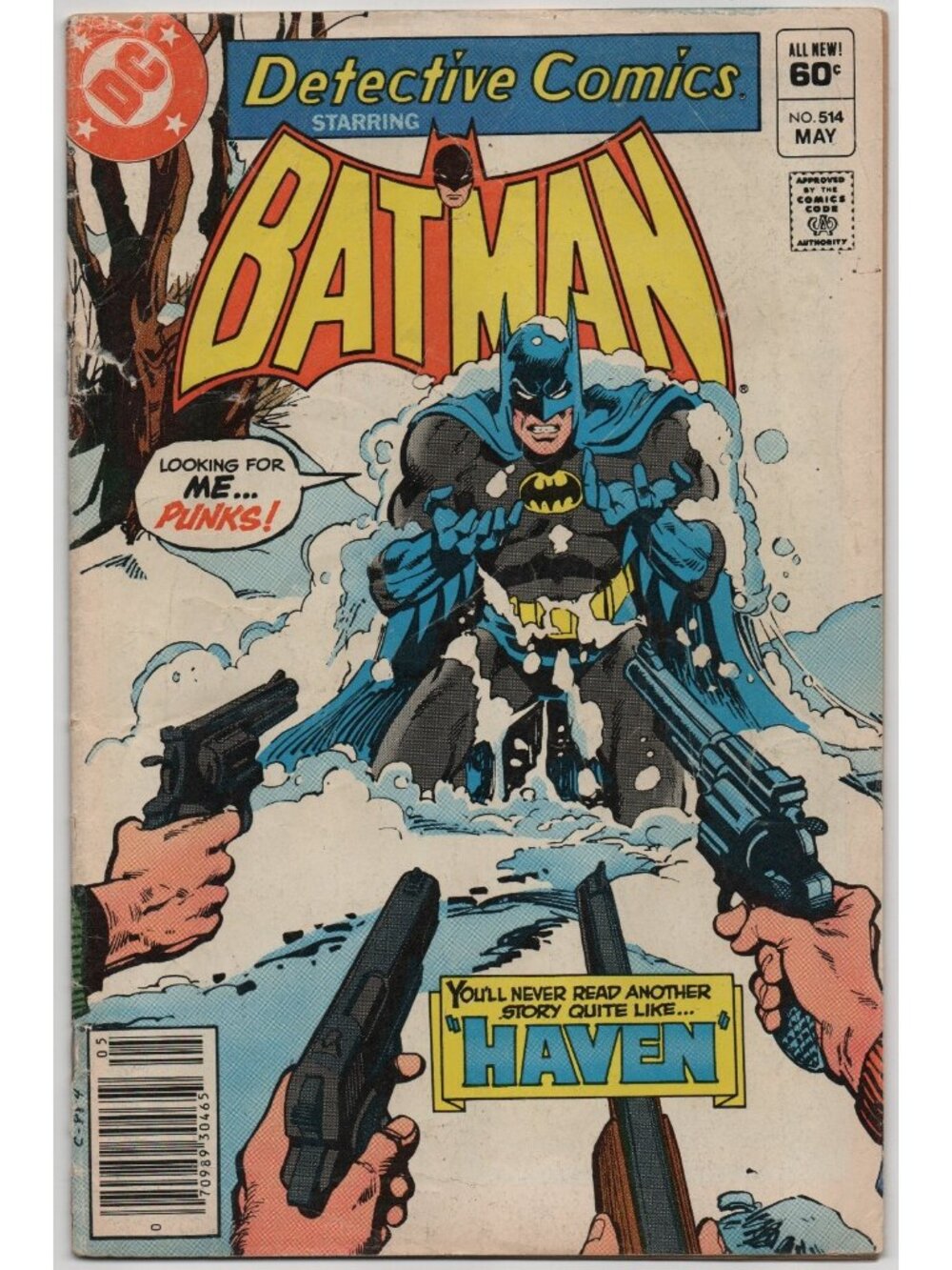 Detective Comics 514 DC Comics 1982 GD 2.0 Newsstand Batman Haven Maxie Zeus